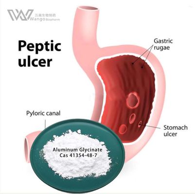Cas 41354-48-7 Aluminum Glycinate Gastric Duodenal Ulcers Treatment