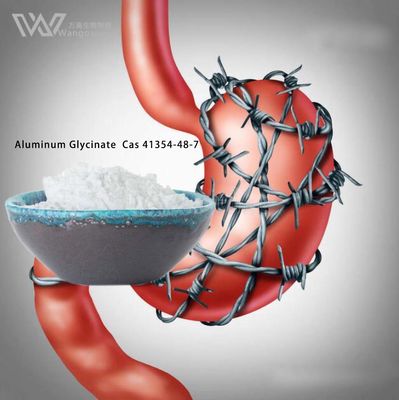 Gastric Treatment Pharmaceutical API Aluminum Glycinate Cas 41354-48-7