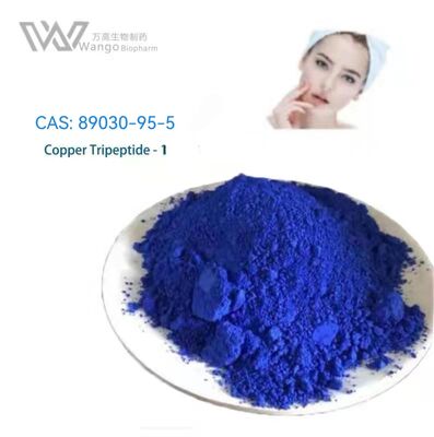 GHK-CU Copper tripeptide -1 Blue Powder Khối hợp chống nếp nhăn phù hợp cho người lớn Thành phần hỗ trợ độ cứng da và giảm nếp nhăn trong chăm sóc da trưởng thành